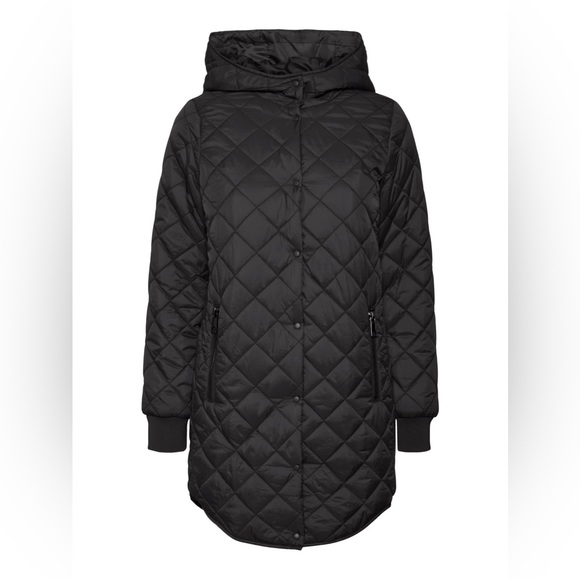Vero Moda Hayle 3/4 Quilted Jacket - Picture 1 of 8